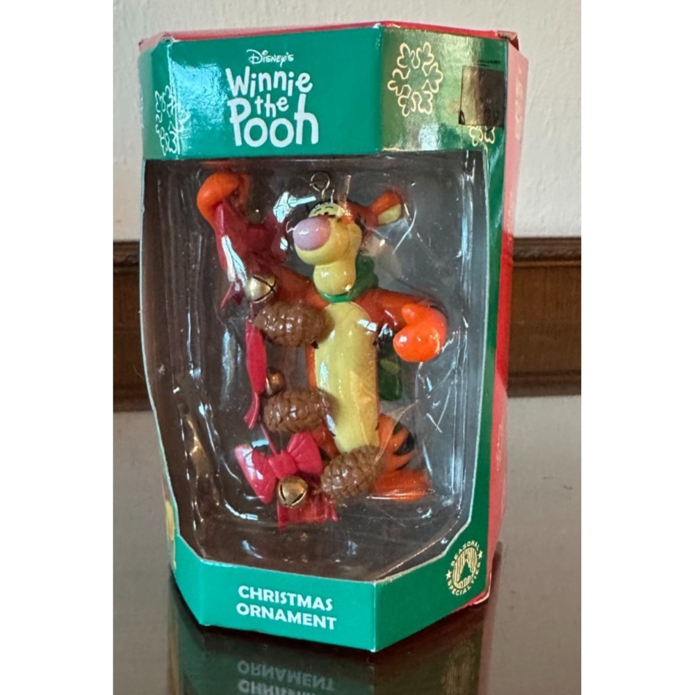 Disney Tigger‎ /Winnie The Pooh Christmas Ornament Seasonal Specialties Vtg - Picture 2 of 3